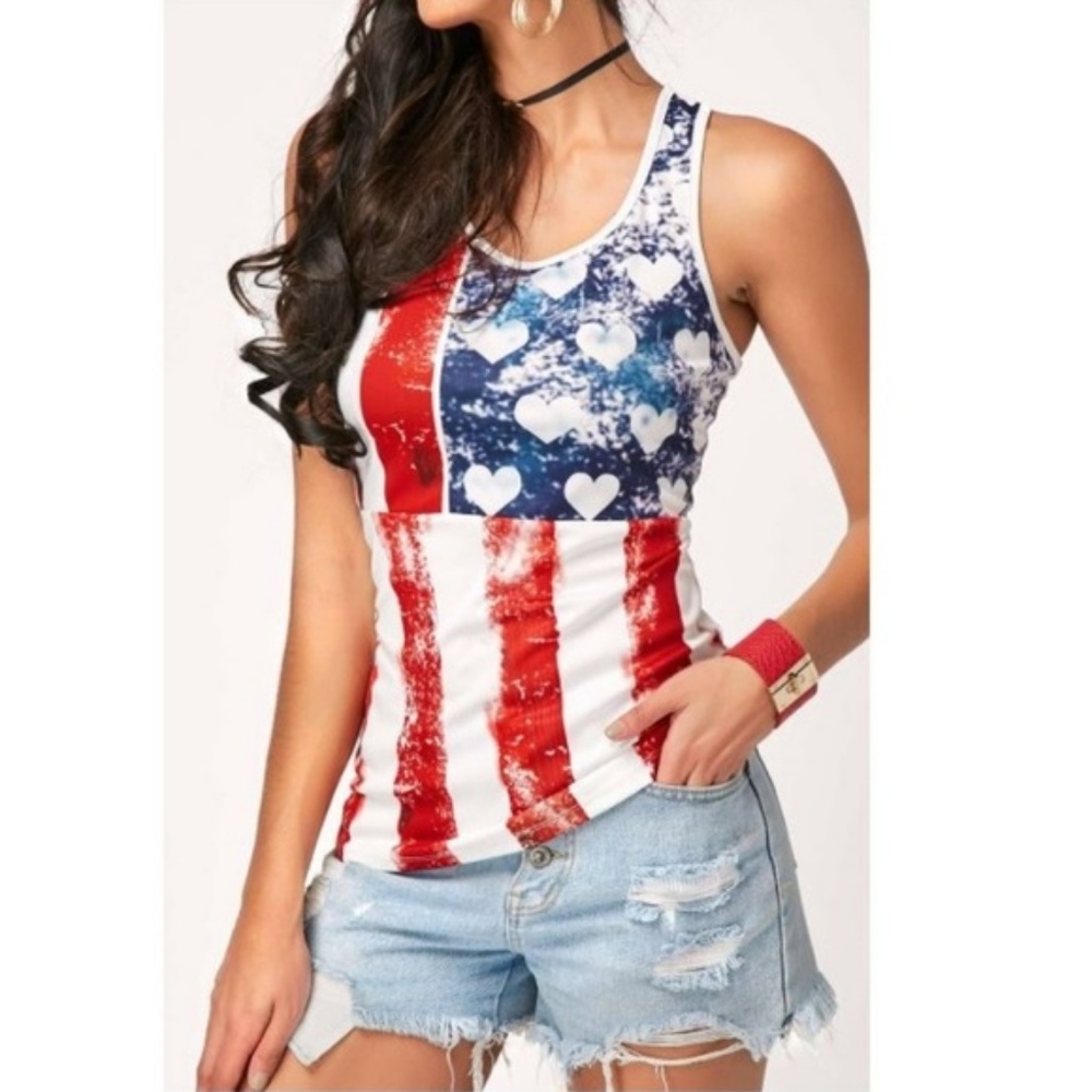 American Flag Tee